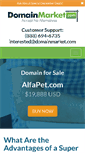 Mobile Screenshot of alfapet.com